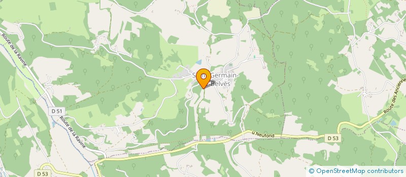 localisation de l'entreprise MONSIEUR STEPHAN ALBERT  SAINT-GERMAIN-DE-BELVES