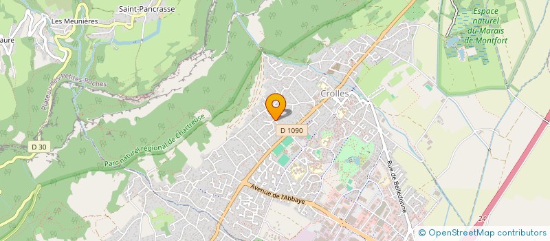 localisation de l'entreprise MONSIEUR STEPHAN ALEXANKO  CROLLES