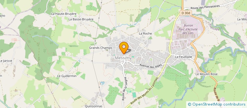 localisation de l'entreprise MONSIEUR STEPHAN ARCONTE  MESSIMY