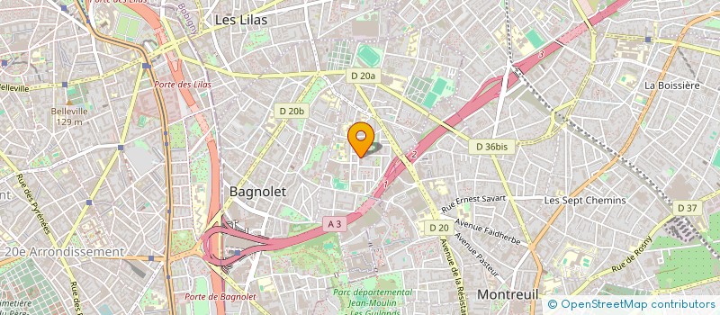 localisation de l'entreprise MONSIEUR STEPHAN ARENT à BAGNOLET