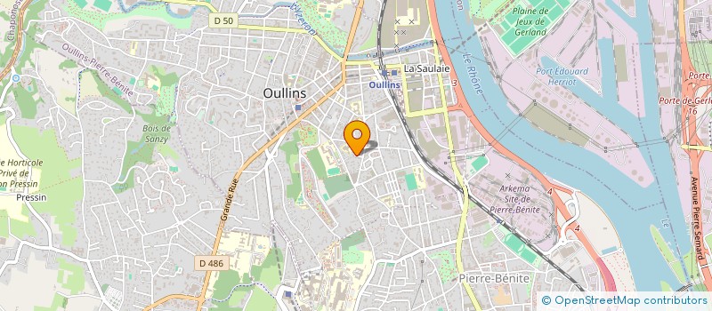 localisation de l'entreprise MONSIEUR STEPHAN BARROS  OULLINS-PIERRE-BENITE