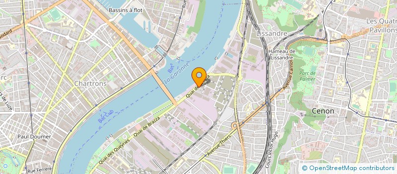 localisation de l'entreprise MONSIEUR STEPHAN BARTHE  BORDEAUX