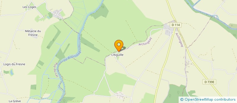 localisation de l'entreprise MONSIEUR STEPHAN BAUDOUIN  ARCHINGEAY