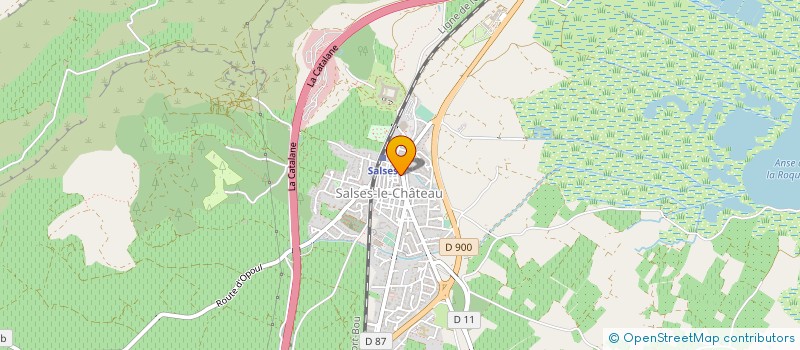 localisation de l'entreprise MONSIEUR STEPHAN BENOIT  CASES-DE-PENE