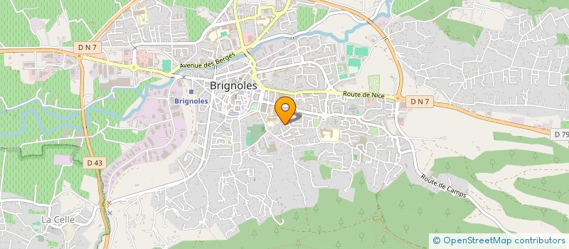 localisation de l'entreprise MONSIEUR STEPHAN BIANCAT à BRIGNOLES