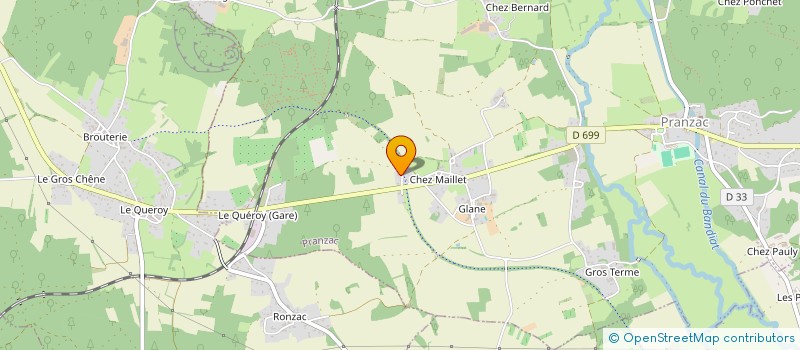 localisation de l'entreprise MONSIEUR STEPHAN BOHNEN  PRANZAC