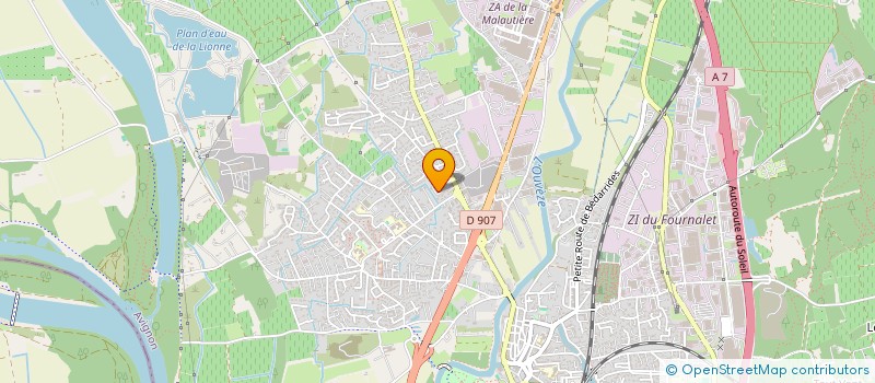 localisation de l'entreprise MONSIEUR STEPHAN BONFILS à SORGUES