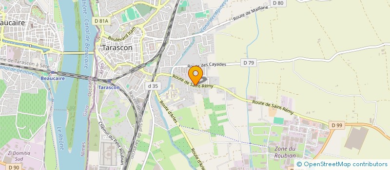 localisation de l'entreprise MONSIEUR STEPHAN BONHOMME  TARASCON