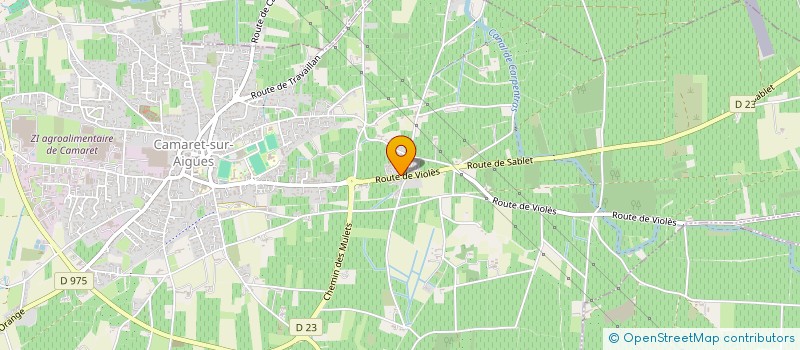 localisation de l'entreprise MONSIEUR STEPHAN BONNEFOY  CAMARET-SUR-AIGUES