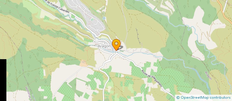 localisation de l'entreprise MONSIEUR STEPHAN BONNET  ARAGON