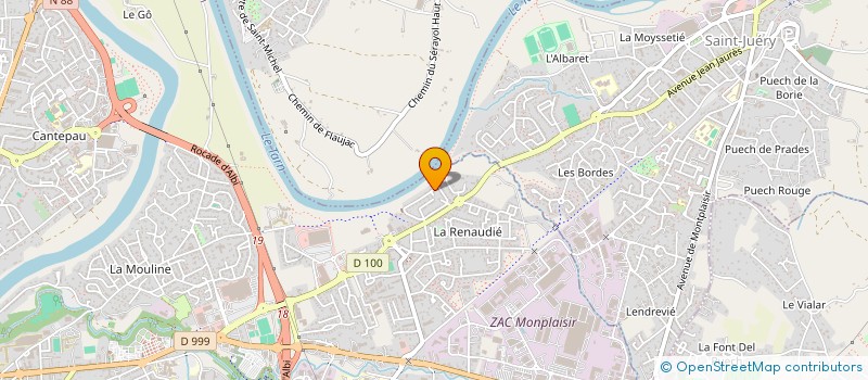 localisation de l'entreprise MONSIEUR STEPHAN BOUTONNET  ALBI