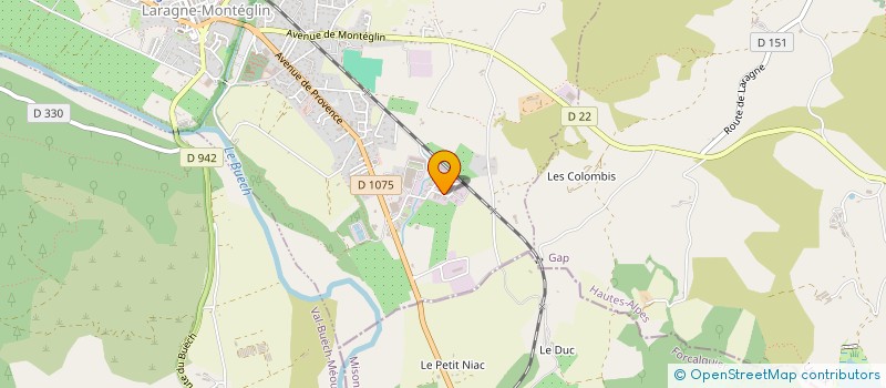 localisation de l'entreprise MONSIEUR STEPHAN BREMOND  LARAGNE-MONTEGLIN