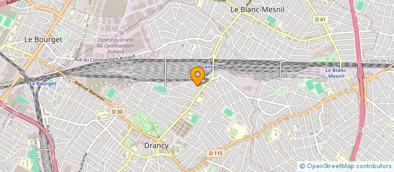 localisation de l'entreprise MONSIEUR STEPHAN BRUNO à DRANCY