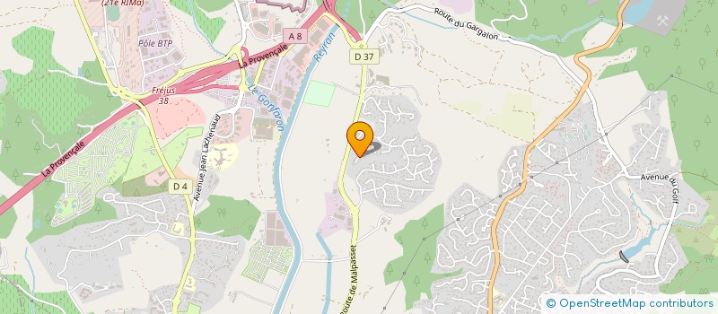 localisation de l'entreprise MONSIEUR STEPHAN CAPO à FREJUS