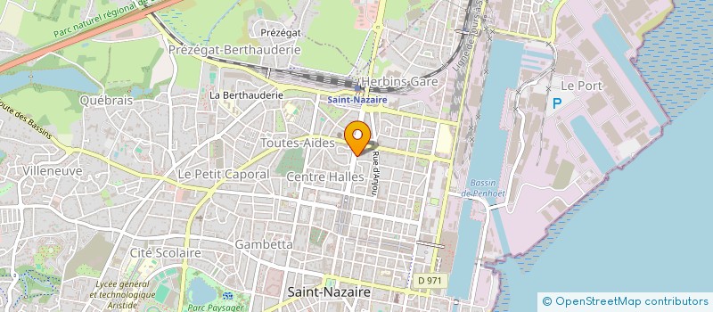 localisation de l'entreprise MONSIEUR STEPHAN CHARRIER  SAINT-NAZAIRE