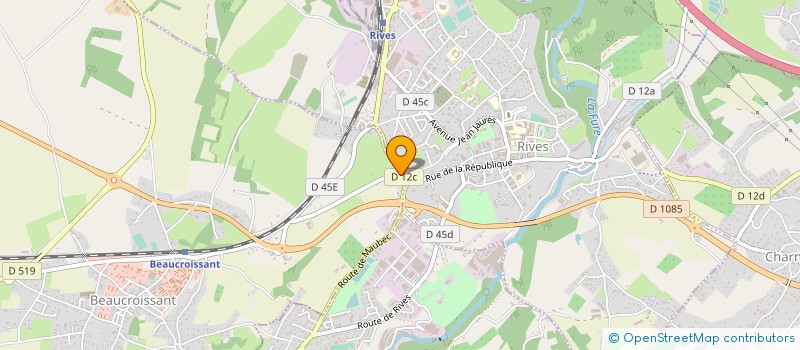 localisation de l'entreprise MONSIEUR STEPHAN CHEMELLO  RIVES