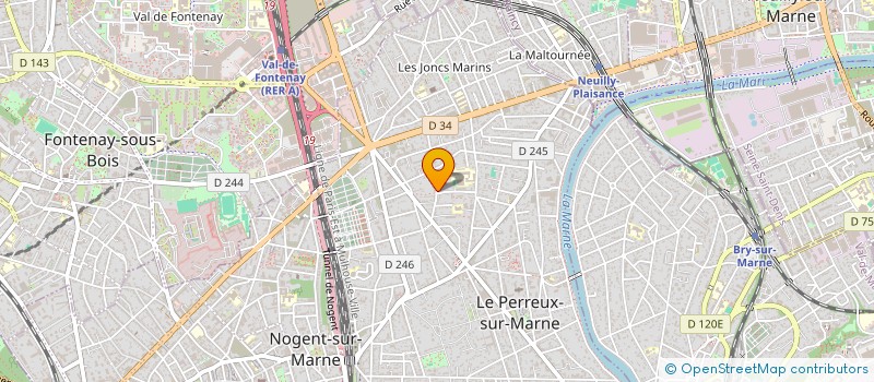 localisation de l'entreprise MONSIEUR STEPHAN CLEMENCON à LE PERREUX-SUR-MARNE