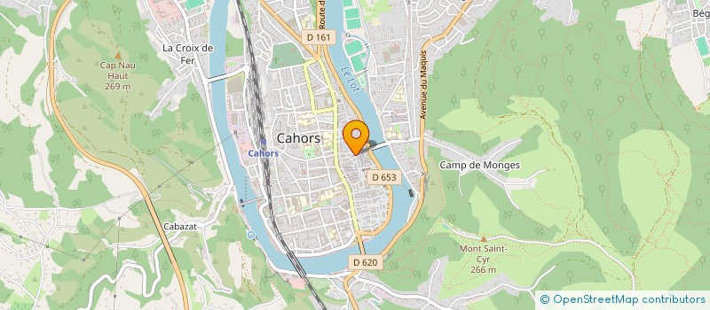 localisation de l'entreprise MONSIEUR STEPHAN CORBEL  CAHORS