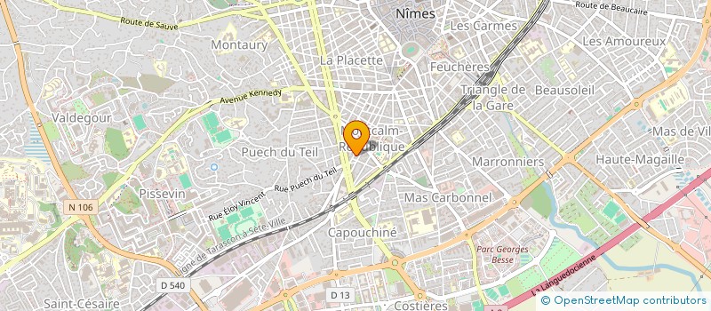 localisation de l'entreprise MONSIEUR STEPHAN-CRISTIAN MASARIE  NIMES