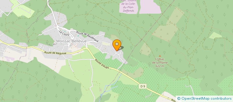 localisation de l'entreprise MONSIEUR STEPHAN DAVIT  MOISSAC-BELLEVUE