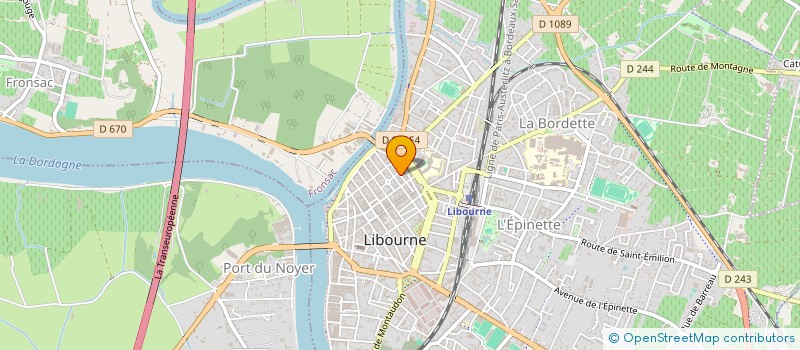 localisation de l'entreprise MONSIEUR STEPHAN DEBEAUSSE  LIBOURNE