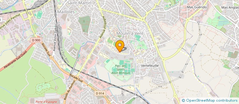 localisation de l'entreprise MONSIEUR STEPHAN DEJEAN  PERPIGNAN