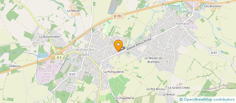 localisation de l'entreprise MONSIEUR STEPHAN DEMORET  CHAUMES-EN-RETZ