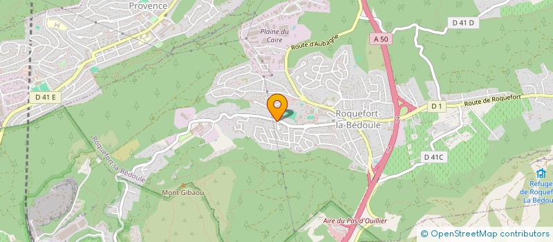 localisation de l'entreprise MONSIEUR STEPHAN DURIEZ  ROQUEFORT-LA-BEDOULE