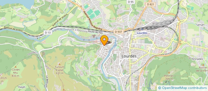 localisation de l'entreprise MONSIEUR STEPHAN DURROUX  LOURDES