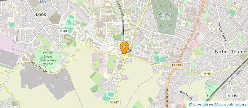 localisation de l'entreprise MONSIEUR STEPHAN FALAGIARDA  LOOS