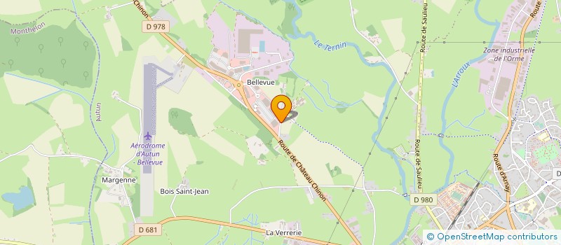 localisation de l'entreprise MONSIEUR STEPHAN FONTANEL  AUTUN