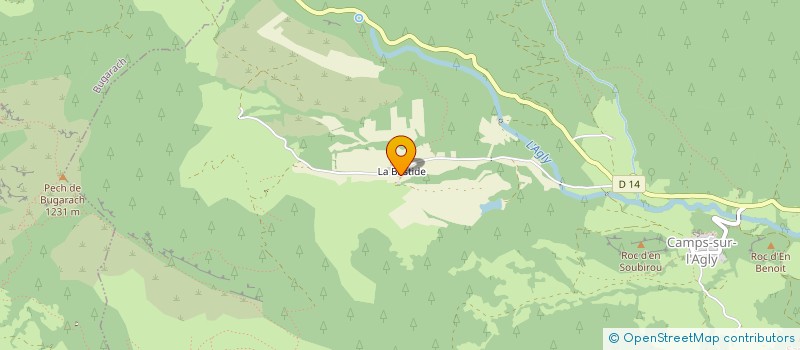 localisation de l'entreprise MONSIEUR STEPHAN GAGNON  CAMPS SUR AGLY