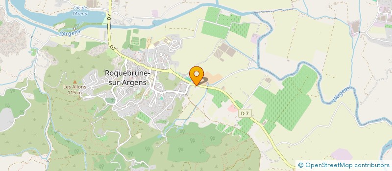 localisation de l'entreprise MONSIEUR STEPHAN GENESTA à ROQUEBRUNE-SUR-ARGENS