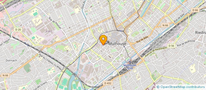 localisation de l'entreprise MONSIEUR STEPHAN GENSBITTEL  MULHOUSE