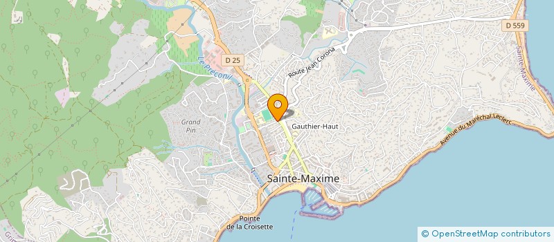 localisation de l'entreprise MONSIEUR STEPHAN GENTY à SAINTE-MAXIME