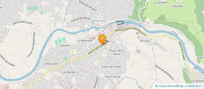 localisation de l'entreprise MONSIEUR STEPHAN GISTAU  SAINT-JUERY