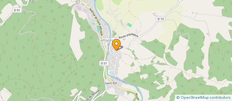 localisation de l'entreprise MONSIEUR STEPHAN GOMEZ  CAMARES