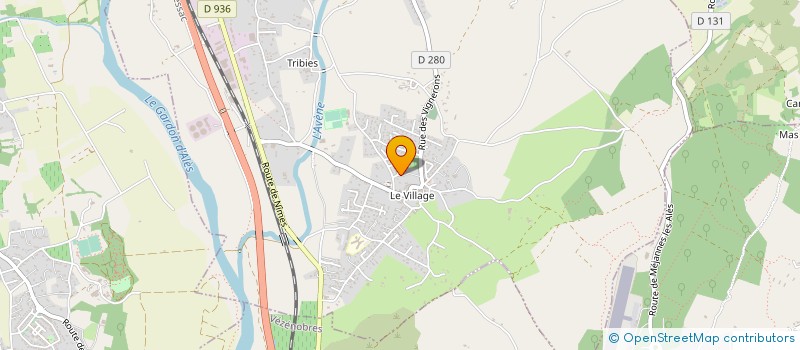 localisation de l'entreprise MONSIEUR STEPHAN GRANIER  SAINT-HILAIRE-DE-BRETHMAS