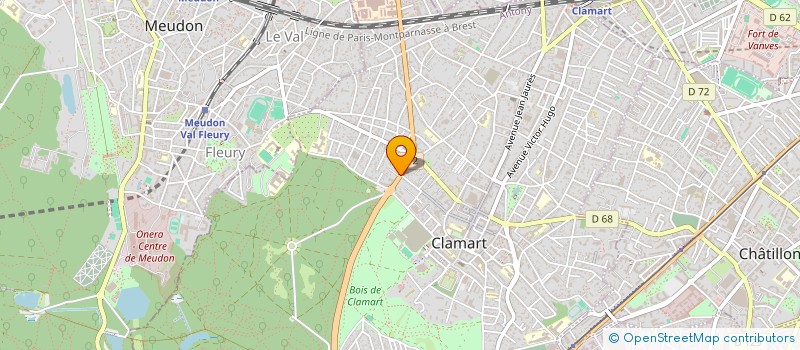 localisation de l'entreprise MONSIEUR STEPHAN HARNAY à CLAMART