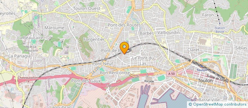 localisation de l'entreprise MONSIEUR STEPHAN JAKOB  TOULON