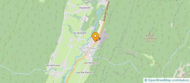 localisation de l'entreprise MONSIEUR STEPHAN JEANTON  SAINT-THIBAUD-DE-COUZ