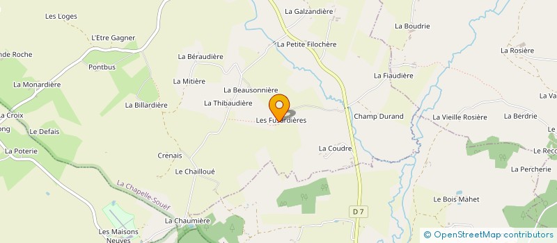 localisation de l'entreprise MONSIEUR STEPHAN JOLY à LA CHAPELLE-SOUEF