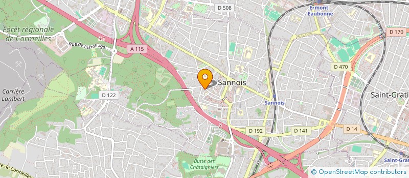 localisation de l'entreprise MONSIEUR STEPHAN LAFFON  SANNOIS