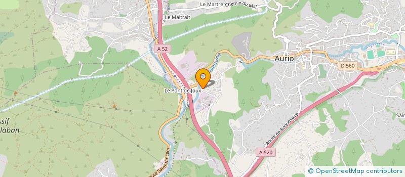 localisation de l'entreprise MONSIEUR STEPHAN LAPORTE à AURIOL
