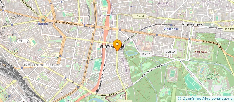 localisation de l'entreprise MONSIEUR STEPHAN LAPORTE à SAINT-MANDE