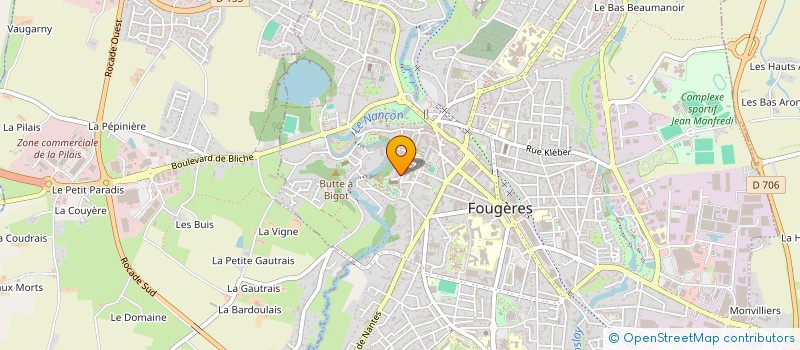 localisation de l'entreprise MONSIEUR STEPHAN LEMASSON  FOUGERES