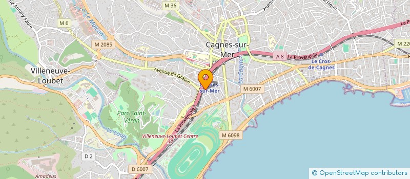 localisation de l'entreprise MONSIEUR STEPHAN LOPEZ à CAGNES-SUR-MER