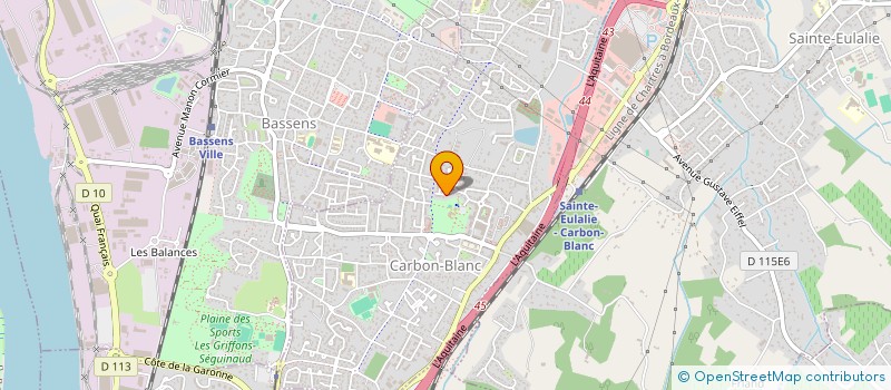 localisation de l'entreprise MONSIEUR STEPHAN LOPEZ  CARBON-BLANC