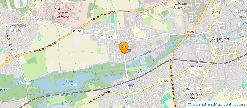 localisation de l'entreprise MONSIEUR STEPHAN LUISSIER  OLLAINVILLE