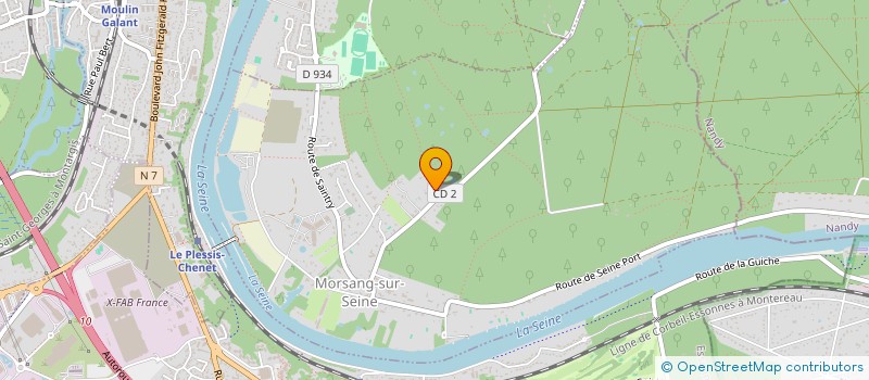 localisation de l'entreprise MONSIEUR STEPHAN LYNEEL  MORSANG-SUR-SEINE